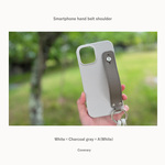 32色から選べる　スマホショルダー ハンドベルト付き  スマホリングショルダー　アンドロイド　iPhone OPPO Googlepixel  AQUOS 本革 全機種対応　①#mm00000092