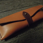 [送料無料] 栃木レザー社製オイルヌメ革ペンケース