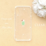 ［全機種対応］クリームソーダのクリアスマホケース mocomoco. ⑅* (iPhoneケース/Xperiaケース/Androidケース/AQUOSケース/Galaxyケース/メロンソーダ/透明)