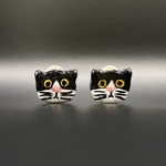 バットニャンのイヤリング(レジン)