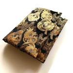 金襴織物御朱印帳袋　B5サイズ　『黄金鳳凰と金龍』　見開き御朱印帳袋　御朱印帳ケース　御朱印帳袋　御朱印帳入れ　見開き御朱印帳バッグ　マルチケース　マルチポーチ　桐生織物