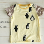 100サイズ★ペンギンイエローまいにちTシャツ