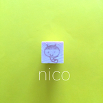nico＊消しゴムはんこ＊ちびはんこ＊いもむし
