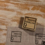 サン・セバスティアンのマルシェ ナチュラルver. San Sebastián marcha Natural ver. - [ラバースタンプ]