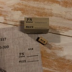 (PN) プライスタグ ナチュラルver. - (PN) Price Tag Natural ver. - [ラバースタンプ]