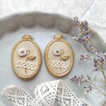 ビオラの刺繍枠