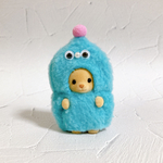 青×紫 もこもこモンスター シルバニア 赤ちゃん 着ぐるみ