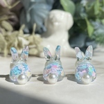 【再販】〜紫陽花カラーうさぎ〜 リング/チャーム/ネックレス