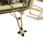 90s VINTAGE NINARICCI ストーンネックレス　ニナリッチ  　ストーン　イヤリング  ブライダル　可愛い　結婚式　アンティーク  ヴィンテージ  ninaricci プレゼント　花