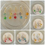 ♡好きなカラーを選んでつくる♡キラキラピアス✩.*˚