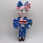 ハンドメイドドールチャーム　バックチャーム　お人形