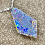 🌈希少イエローピンクから水色の多層ペンダント🌈