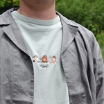 《限定カラー》Camp!ビッグシルエット刺繍Tシャツ《セージグリーン》メンズ レディース トップス キャンプ