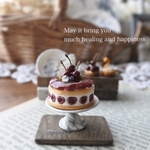 ꫛᥱꪝ受注販売𓇬𓈒製作期間45日𓇬𓈒アメリカンチェリーのゼリーケーキ【ミニチュア】