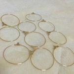 【10個】再販×8★大人気★フープピアスパーツ、ハンドメイドパーツ