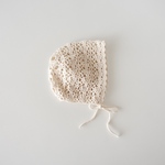lace bonnet ( light ivory )
