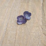 ぶんぶんのポップコーン　ポップコーン紫陽花ピアス