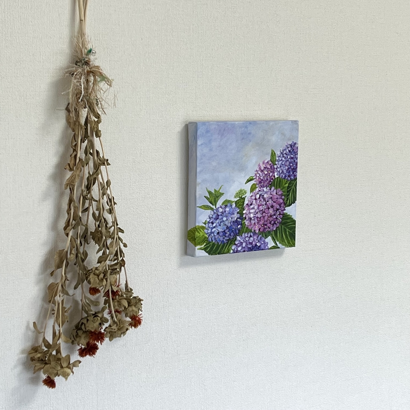 アクリル画《原画》✴︎紫陽花 II ✴︎ - Loncheka
