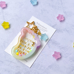 𝒏𝒆𝒘 ˎˊ˗ ゆめかわいい⭐︎赤ちゃんの足形キーホルダー🌈
