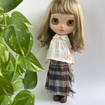 ありがとう価格♡blythe outfit マーガレット刺繍のお洋服セット