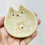 猫の小皿 『パンスキくん』