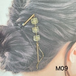 セール　かんざし　M09 三連猫簪　猫簪　2連猫かんざし　ネコかんざしキラキラ簪　揺れる簪　