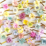 カラフルお花のラッピングタイ10本セット 