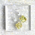 紫陽花のピアス(イヤリング)1セットのみ