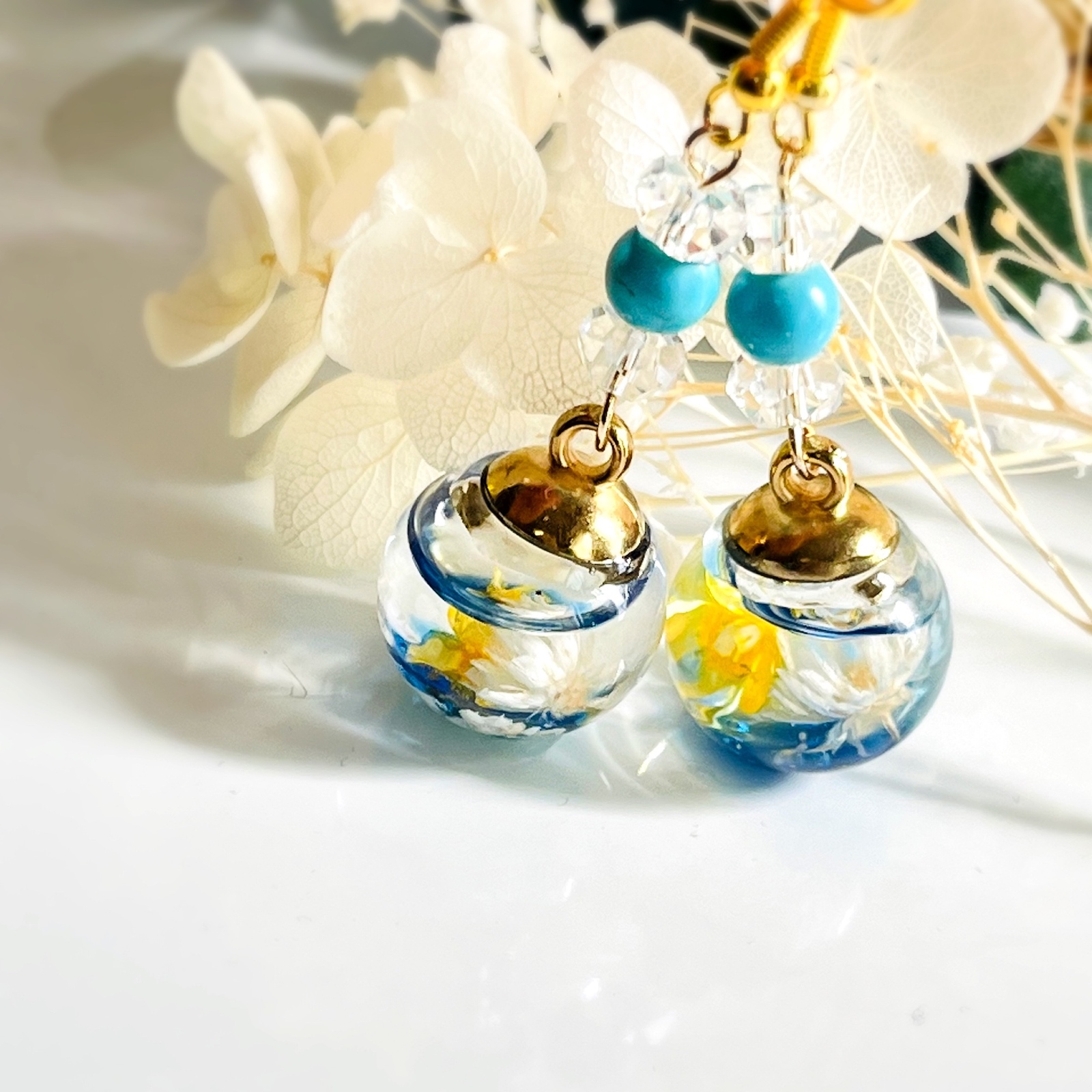 ꫛꫀꪝ【夏色☆ハーバリウムピアス/イヤリング】 - makimaki's GALLERY