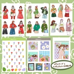 【販売終了】お裾分けシールセット（no.6）Sticker Set