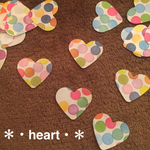 【送料無料】Heart♡flake〜ペーパーフレーク〜
