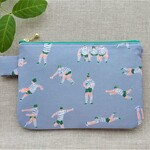 【S様ご予約品】＊ラグビー＊フラットポーチ＊ファスナー１８cm＊rugby＊
