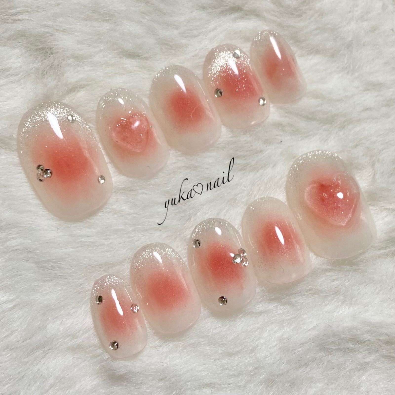 お急ぎ便A♥ ネイルチップ 量産型 韓国 フレンチネイル マグネット ちゅるん お急ぎ便A♥ ネイルチップ 量産型 韓国 フレンチネイル