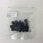 materials Acrylic beads（黒） by Moriguchi