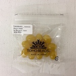 materials Acrylic beads（オーバル・マスタード） by Moriguchi