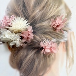 送料無料♡ピンクの浴衣ヘアアクセ