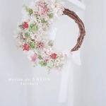 ✨𝐍𝐄𝐖✨ 𓆸⋆*   [  通年リース  ] 可憐な小花のふんわり エアリー𝑤𝑟𝑒𝑎𝑡ℎ*𓂃 2way❁⃘*.ﾟ 玄関ドアok