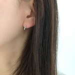 new!!【silver925】　ドロップピアス●●●　雫　Zキャッチレス