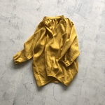 【他商品とのセット専用】L/LLサフラン/ラグランチュニック frech linen100%