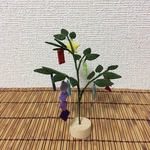 ちりめん細工・七夕の笹飾り 