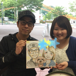 【似顔絵】筆タイプ 3名様用
