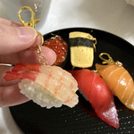 甘えび　お寿司のキーホルダー
