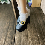 ストラップ♡ソックスパンプス（ブラック）