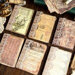 手写の従前シリーズ 素材ペーパー 6種300枚 素材紙 コラージュ