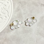 星が見守るもくもく雲ピアス