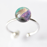 ガラスリング💍バイカラー×ダイクロガラス　11