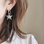 star☆* clear / フープピアス / silver