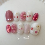 glass ball cherry nail