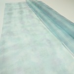 【4匁】正絹羽二重《水色✕紫✕グレー ムラ染め》