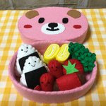 【送料無料】お弁当箱セット（くまさん）